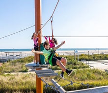 Zip through the air at WildPlay at Jones Beach. Courtesy WildPlay