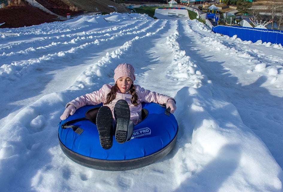 Get your adrenaline fix at Snow Island before it closes for the season. Photo courtesy of the event