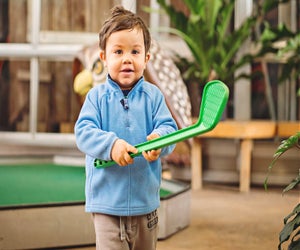 Tee it up with the kids at  Linvilla Orchards. Photo courtesy of Linvilla Orchards