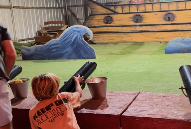 Pumpkin blasters at Live Oak Canyon Pumpkin Farm