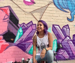 Check out live graffiti by Lola Lovenotes at Lincoln Center Out of Doors Family Day. Photo courtesy of Lola Lovenotes