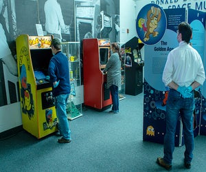 Gamers young and old can appreciate the return of the Arcade Age exhibit to the Cradle of Aviation Museum. Photo courtesy of the venue