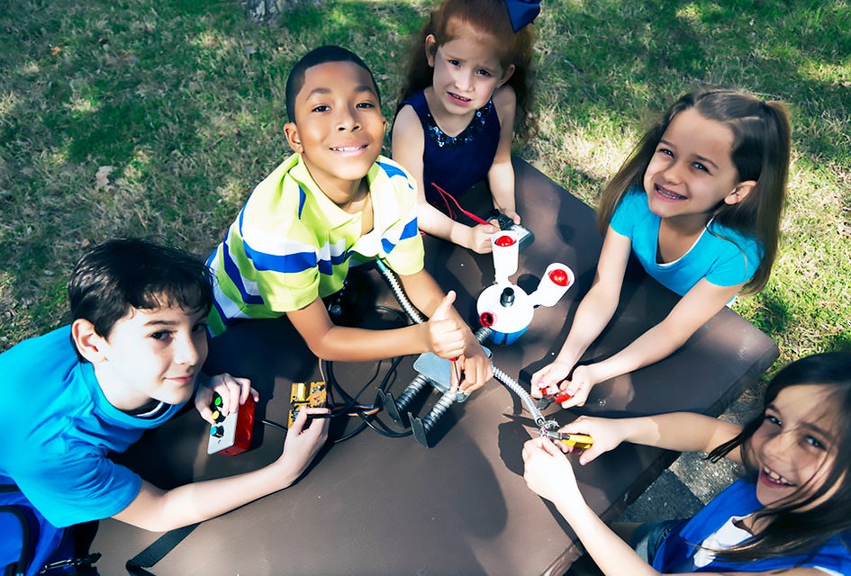 Tap into your child's creativity at the Long Island Science Center's maker space. Photo courtesy of  LISC