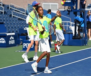 Practice your serve at Legacy Youth Tennis and Education. Photo courtesy of the center