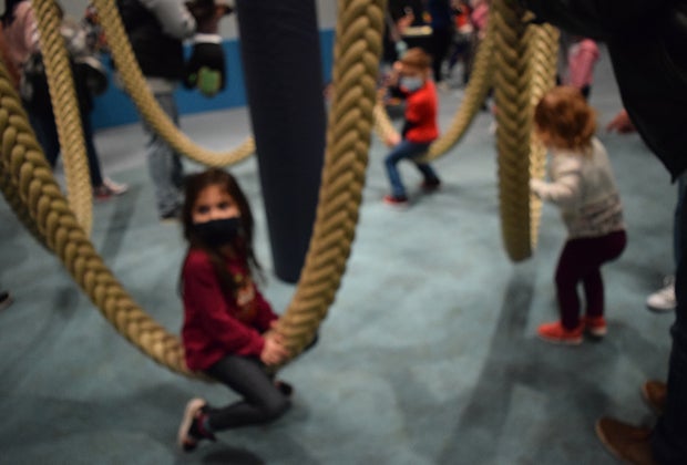 Wobbly World is the newest exhibit at the Liberty Science Center