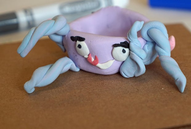 Birthday party in NYC at the Museum of Arts and Design finished creature cup