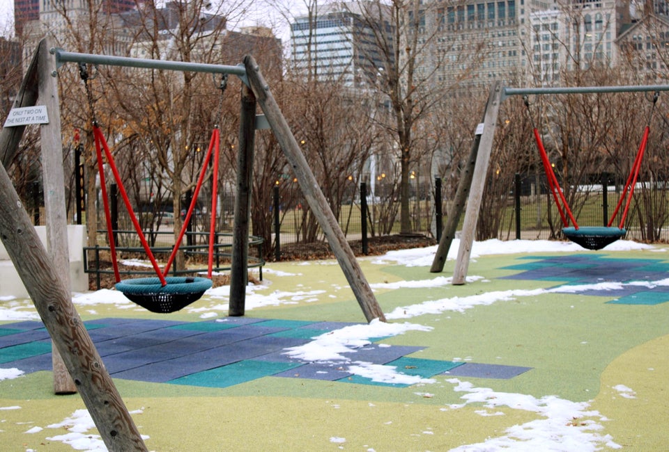 By the time the snow is gone, the parks will be open. Photo courtesy Maggie Daley Park