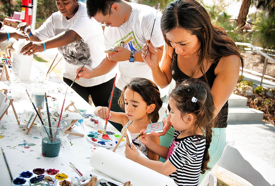 Make Your Mark in the Park. Photo by Debra Morrison courtesy of The Big Draw LA