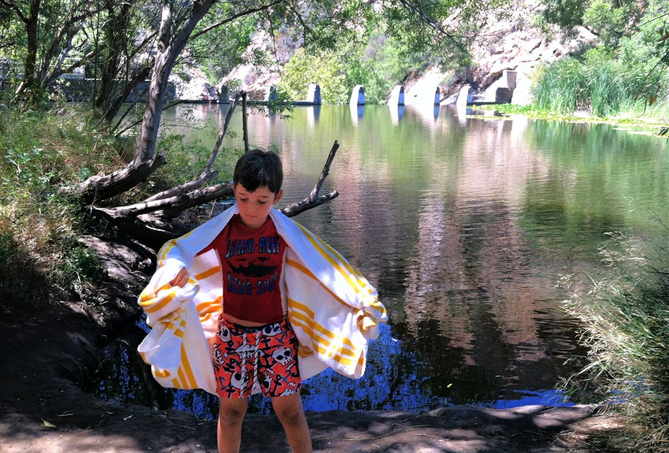 Go swimming at Malibu Creek State Park. Photo by Meghan Rose