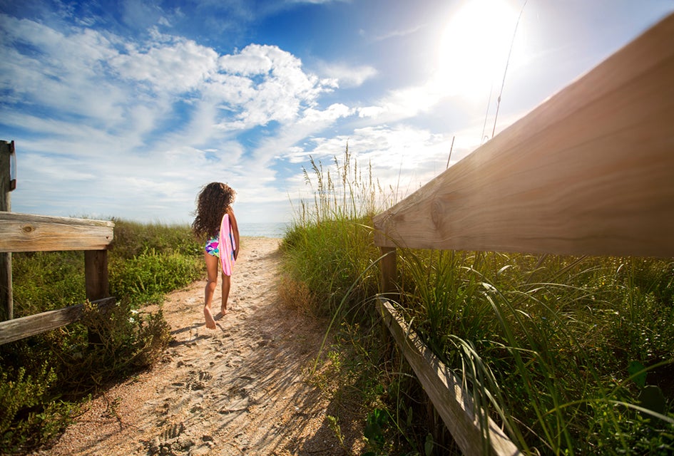 The secluded St. Augustine Beach is a perfect respite from daily life. Photo Photo by Mancy Carter
