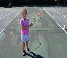 Try out tennis and more sports at Mandell JCC's summer camp. Photo courtesy of the camp