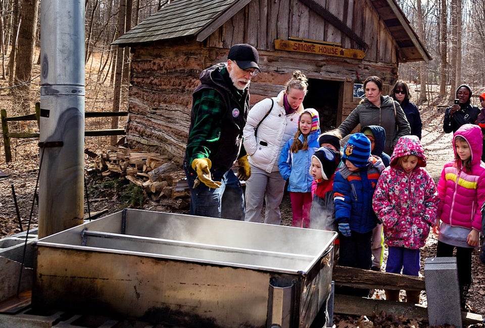 Discover the magic of maple sugaring at Brookside Nature Center. Photo by Marilyn Stone, courtesy of Montgomery Parks