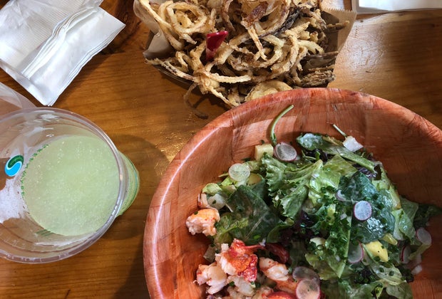 Photo of salad at Match Burger Lobster in Westport - Best Outdoor Dining in CT