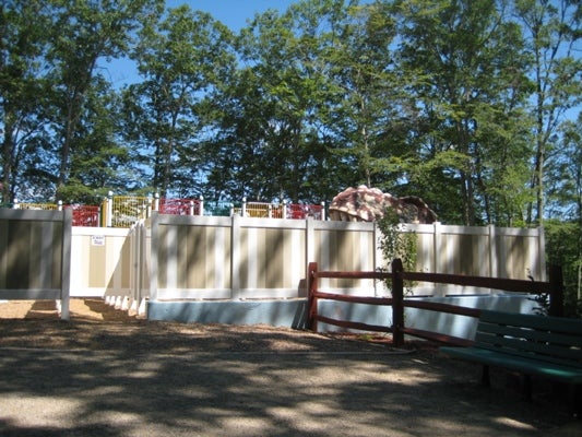 Photo of maze at the Dinosaur Place in CT