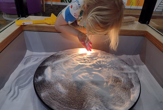 There are plenty of sensory and STEM-inspired learning opportunities at the Mid-Hudson Children's Museum. 