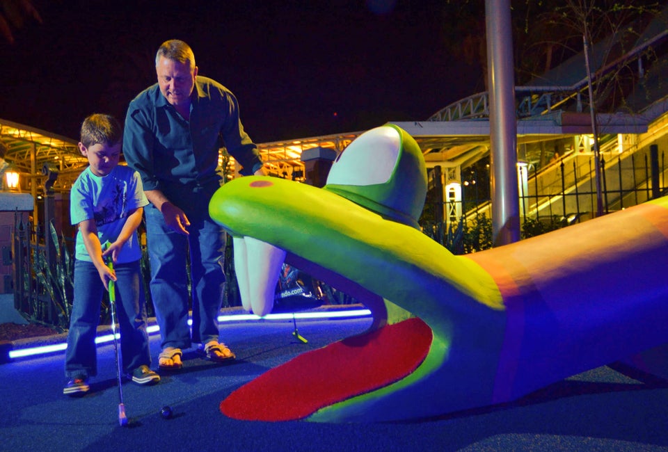 Enjoy a round at Hollywood Drive-In Golf. Photo courtesy of Universal Orlando