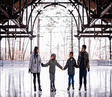 Hit the ice at the scenic Mohonk Mountan House, which offers winter day passes to enjoy its spectacular resort amenities. Photo courtesy of the venue