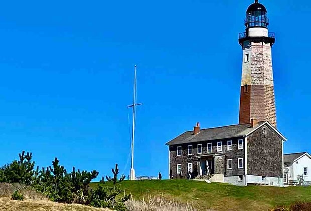 Climb the steps at the Montauk Point Lighthouse during a Memorial Day weekend getaway.