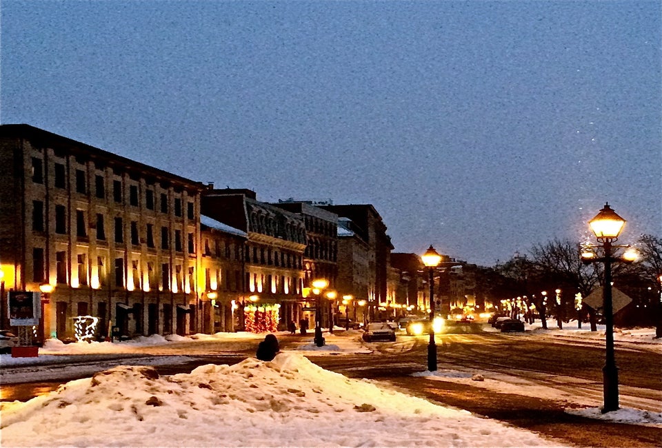 Visit Montreal in the winter and you'll be treated to Christmas lights.
