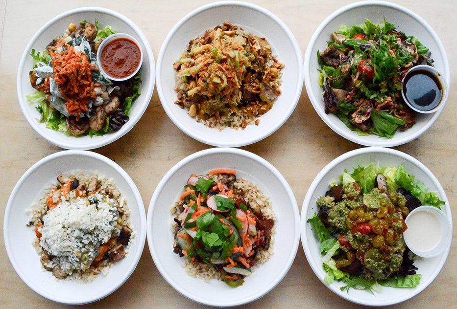 Every bowl combination at Gusto is delicious, as well as the kids' Cheese Foldies with choice of protein (not pictured here). Photo courtesy Gusto