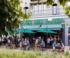 Restaurants with outdoor seating like Nina & Rafi offer delicious food and great ambience. Photo by Atlys Media