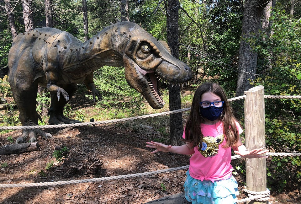 Stone Mountain Park's Dinosaur Explore attraction is a fun way to spend an afternoon. Photo by Melanie Preis