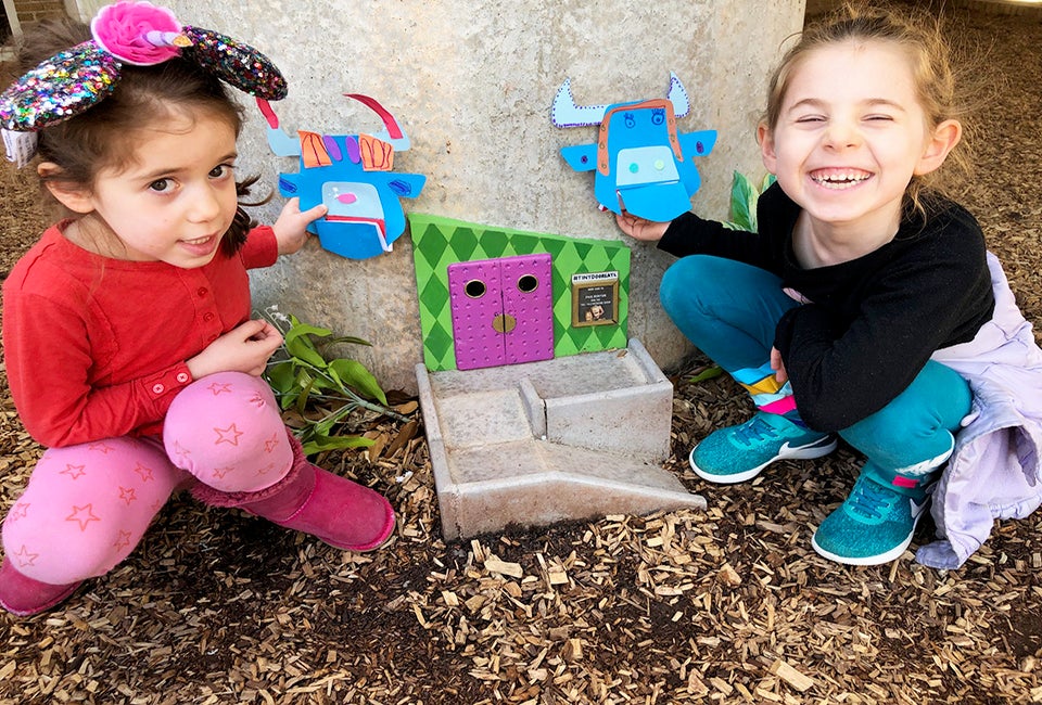 After a day at the Center for Puppetry Arts, check out the Tiny Door ATL installation (Door #11) at the attraction! Photo by Melanie Preis