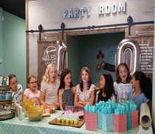 Host a birthday party at Nailed It, where guests can make their own creations to take home. 