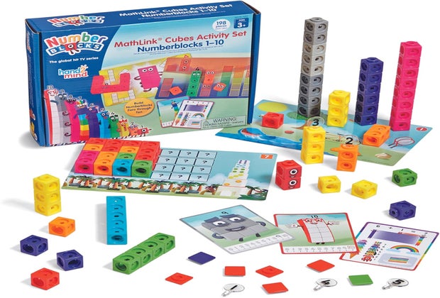hand2mind MathLink Cubes Numberblocks 1-10 Activity Set: Holiday Gift Guide 2024: Hottest Toys and Christmas Gifts for Kids