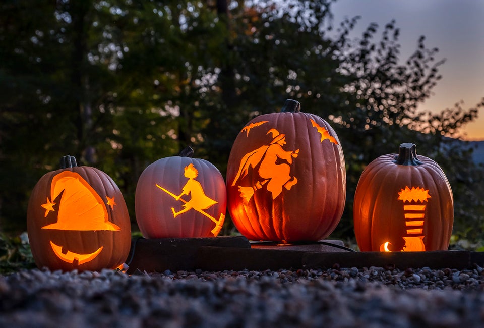 Halloween and New England go together like pumpkin festivals and jack-o'-lantern displays! Incredible Naumkeag Pumpkin Show photo courtesy of the Trustees