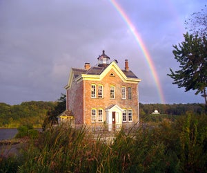 The Saugerties Lighthouse is a stunning getaway no matter the season.