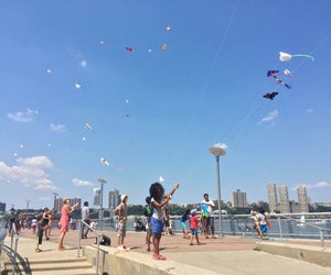Spend a summer day on the Hudson at FlyNYC's Kite Festival. Photo courtesy of the event