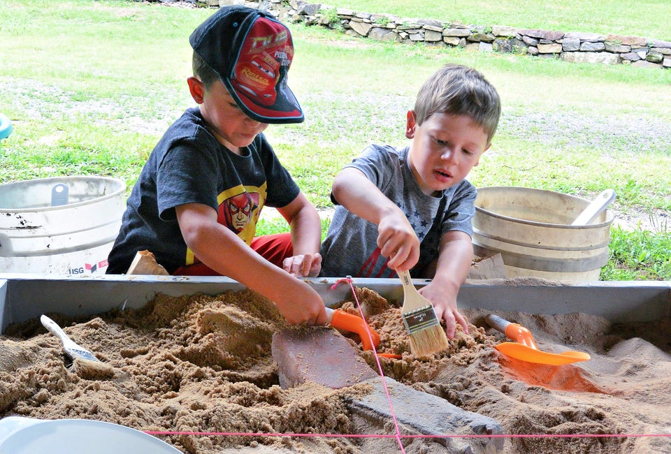 Public Archaeology Day. Photo courtesy of Newlin Grist Mill 
