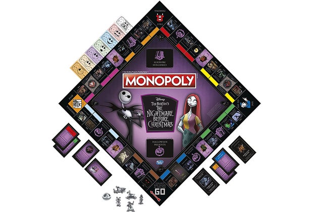 Fun Christmas Games for the Whole Family: Nightmare Before Christmas Monopoly