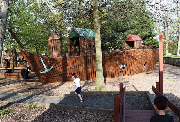 Beat The Heat NJ: KidStreet shaded playground