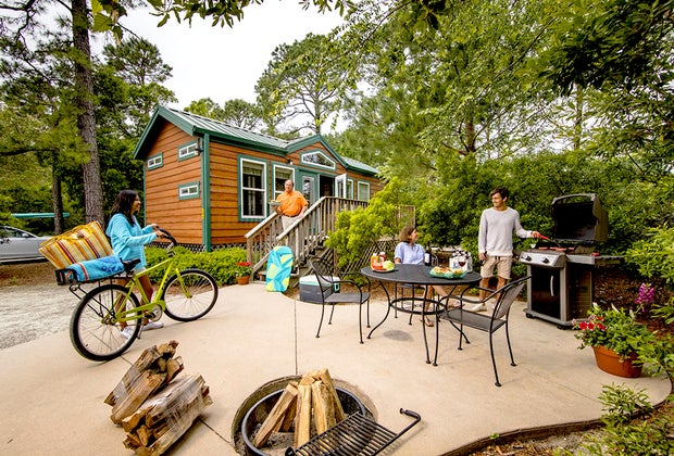 Best Campgrounds, Cabins, and RV Sites in the Poconos Mountains:  Delaware Water Gap/Poconos Mountain KOA