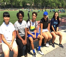 City Parks Foundation interns work in a pair of different programs lending their knowledge to youngsters. Photo courtesy of the foundation