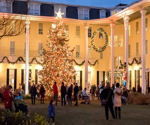 There's nothing quite like Christmastime at Congress Hall's Winter Wonderland in Cape May. Photo courtesy Cape Resorts