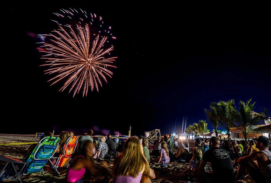 Celebrate Independence Day at Jenkinson's Boarwalk with a spectacular fireworks show on the beach. Photo courtesy Jenkinson’s Boardwalk 
