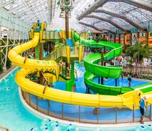 Island Waterpark, at Atlantic City's Showboat Hotel, boasts 11 waterslides and four restaurants. Photo courtesy of the park