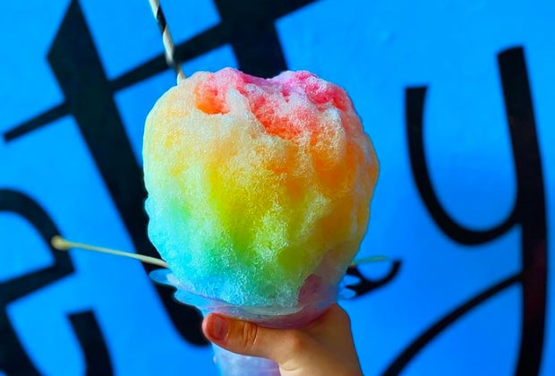 Shaved ice in New Jersey Betty's Icebox