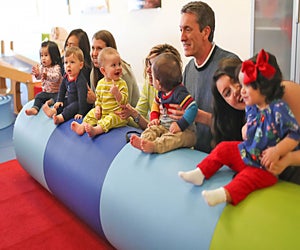 Gymboree offers fun movement classes for toddlers with caregivers. Photo courtesy of Gymboree