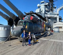 The Battkeship New Jersey is an amazing hands on experience for families. Photo by Lisa Warden