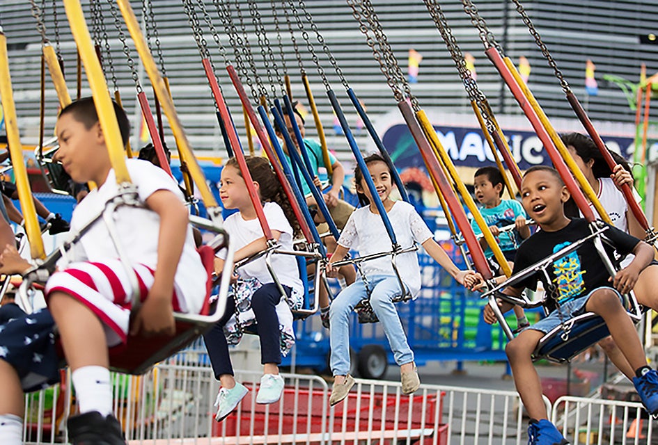 The NJ State Fair features the largest Kiddieland in New Jersey. Photo courtesy of the fair