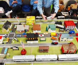 NLOE brings Lionel trains to the Long Island Children's Musuem this weekend. Photo courtesy of the museum