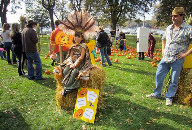 Trick or treat on Long Island in Northport