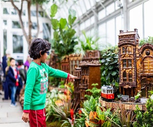 The New York Botanical Garden Train Show celebrates all things NYC. Photo courtesy of NYBG