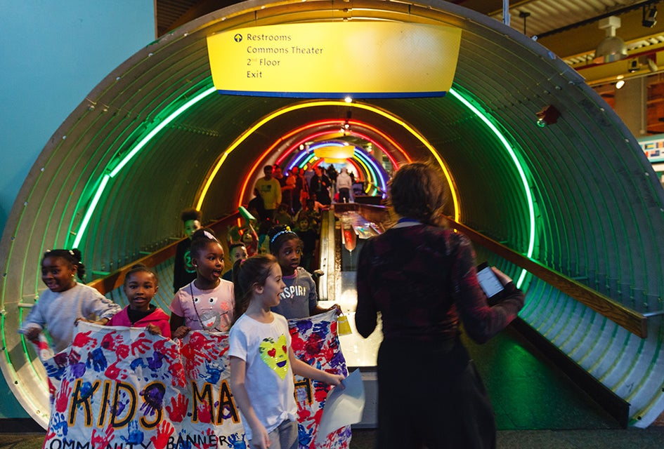 Pay homage to the life and legacy of Civil Rights leader Martin Luther King Jr. with a celebration at the Brooklyn Children's Museum. Photo by Winston Williams