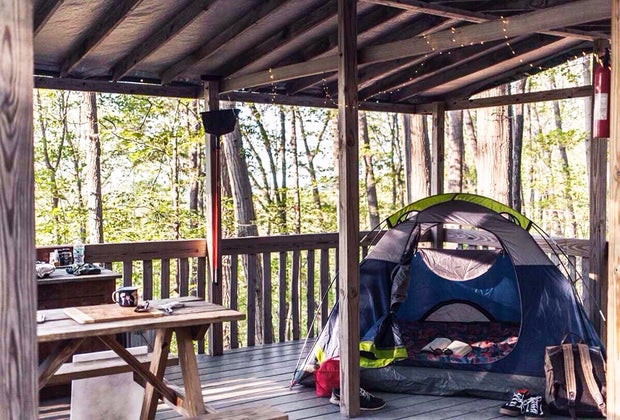 Camping near NYC: Malouf's Mountain Sunset Campground 