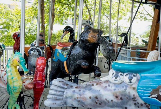 Carousels in NYC: Hudson River Park’s Pier 62 Carousel